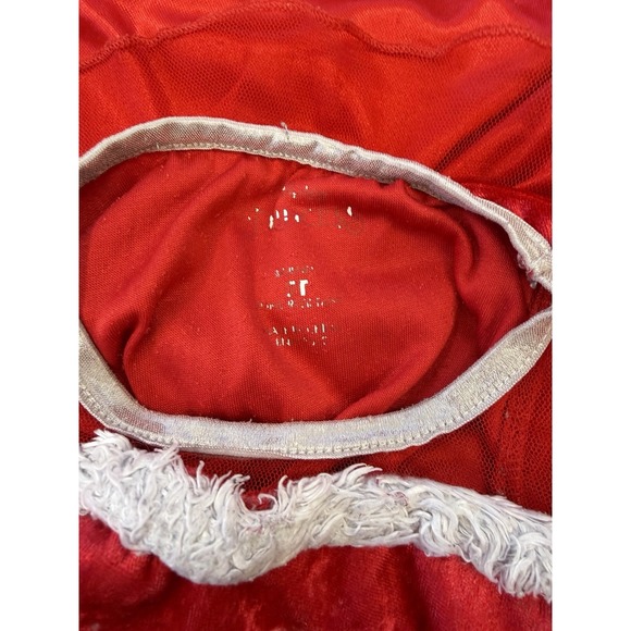 Girls Disney Princess Red‎ Christmas Nightgown 3T Dress Pajamas PJS - Picture 4 of 4